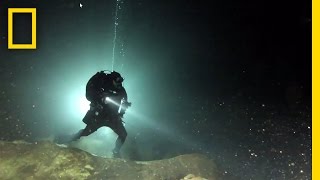 Diving in a Sacred Maya Cave  National Geographic [upl. by Sillig]