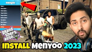 How to Install MENYOO TRAINER in GTA 5 LATEST VERSION 2023  GTA 5 Mods 2023 HindiUrdu  The Noob [upl. by Adar459]