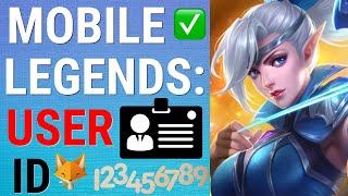 How To Find Mobile Legends Account ID [upl. by Addiego836]