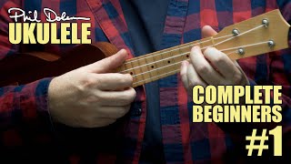 Complete Beginners Ukulele  Your First Lesson [upl. by Ashbey]