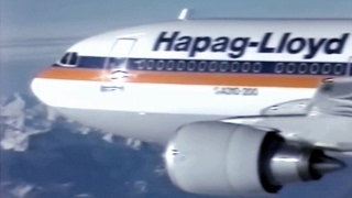 HapagLloyd Airbus A310200 Travelogue  1988 [upl. by Eelrefinnej]