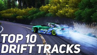 TOP 10 Drift Tracks on Assetto Corsa in 2021 [upl. by Burg]