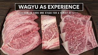 How to cook the WORLDS BEST BEEF  Japanese WAGYU A5 Steak Experience [upl. by Adnat632]