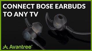 How to Connect Bose Earbuds to TV Watch TV with Bose Noise Cancelling Headphones [upl. by Niaz68]