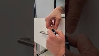 Drawer  Filing Cabinet Lock Installation [upl. by Anitirhc869]