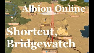 Albion Online  Caerleon to Bridgewatch fast almost safely [upl. by Ganny]