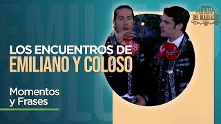 Los enfrentamientos del Coloso y Francisco LaraEmiliano Sánchez en La Hija del mariachi [upl. by Aerdna]