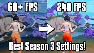 Fortnite Season 3 Settings Guide  FPS Boost Colorblind Modes amp More [upl. by Edlihtam395]