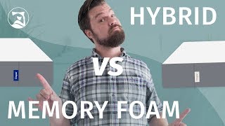 Memory Foam vs Hybrid Mattress  Which Is Best [upl. by Nidya]