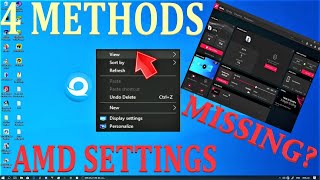 HOW TO FIX AMD RADEON SETTINGS MISSING OR NOT SHOWING [upl. by Laura]