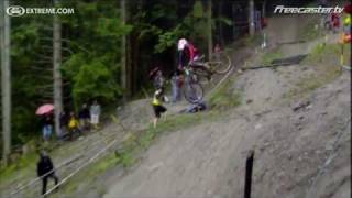 Danny Harts 2011 World Championship Winning Downhill Run at Champery [upl. by Navis]