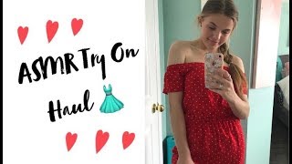 ASMR Try On Clothing Haul [upl. by Mclain]