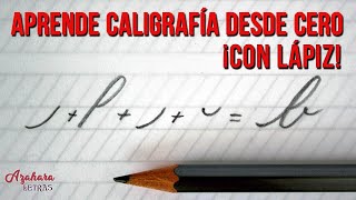 ➡️ APRENDER CALIGRAFÍA DESDE CERO  Pauta PDF [upl. by Akerahs]