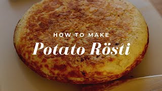 Classic and Delicious Potato Rösti Recipe EUROPEAN HASH BROWN [upl. by Olivier502]