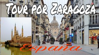 ZARAGOZA Aragón España  Zaragoza walking tour Spain 🇪🇸 1  Nervo Carrera [upl. by Fortunna]