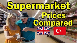 TURKISH amp UK SUPERMARKET PRICE COMPARISON [upl. by Mallen]