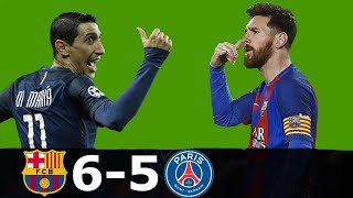 Barcelona vs PSG 65 agg  Greatest Comeback or Robbery 2017 [upl. by Llydnek]