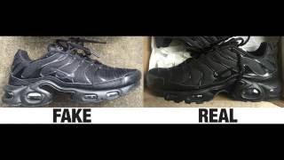 How To Spot Fake Nike Tuned 1  TN  Air Max Plus Trainers Authentic vs Replica Comparison [upl. by Gniw]