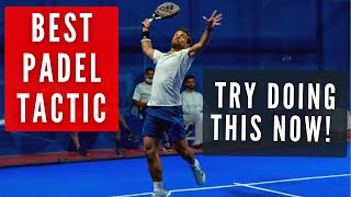 Padel tactic that INSTANTLY improves your MATCHES [upl. by Anilok]