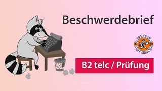 Beschwerdebrief schreiben  Schriftliche Prüfung B2 telc [upl. by Llerruj331]