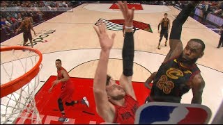 LeBron James Thunderous Poster Jam From All Angles [upl. by Marucci]