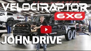 VelociRaptor 6X6 Test Drive with John Hennessey [upl. by Nitsua639]