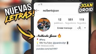 ¿CÓMO EDITAR O CAMBIAR LA LETRA DE INSTAGRAM [upl. by Ecyaj418]