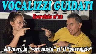 12 VOCALIZZI  Allenare la voce prima di cantare Dodicesimo esercizio [upl. by Keyser]