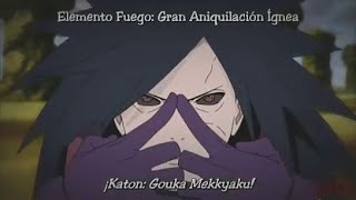 All Uchiha Clan katon jutsu [upl. by Ellenohs]