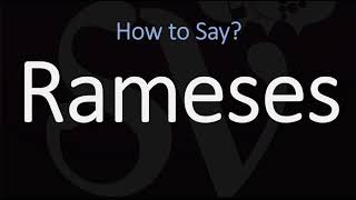 How to Pronounce Rameses Egyptian Pharaoh [upl. by Weig981]