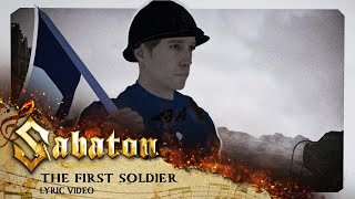 SABATON  The First Soldier Official Lyric Video [upl. by Kleper]