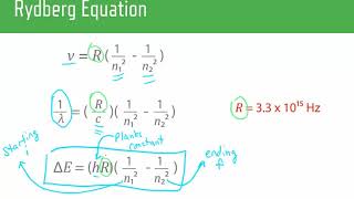 Rydberg Example Problem [upl. by Petronilla]