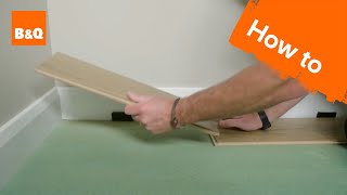 How to lay laminate flooring [upl. by Inalej330]