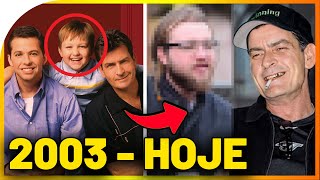 DOIS HOMENS E MEIO Antes e Depois 2003 vs HOJE ATUALIZADO [upl. by Hanah]