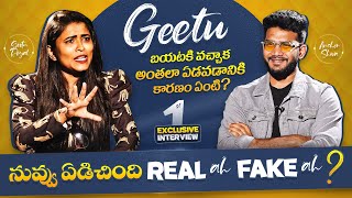 Geetu Royal Exclusive Full Interview  Bb6  NoFilterWithShiva  Anchor Shiva  Mana Media [upl. by Ledairam]