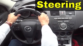 How To Turn A Steering Wheel ProperlyDriving Lesson [upl. by Asillim]