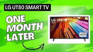 LG UT80 Smart TV One Month Later TV Review [upl. by Oisangi]