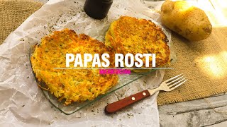 PAPA ROSTI  Receta facil y economica  Maxi Cocina [upl. by Euqinomod]