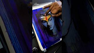 Beautiful mahadev painting 🙏😍mahadev drawing ytshorts [upl. by Manchester]