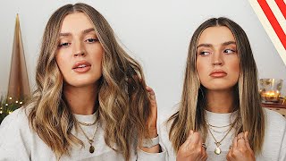 The EASIEST Loose Beachy Waves Hair Tutorial 🌊 [upl. by Yelrebmyk]