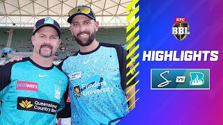 Adelaide Strikers v Brisbane Heat Match Highlights  BBL14 [upl. by Javier]