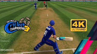 WCC 3 4K Gameplay  World Cricket ChampionShip 3  Highest Graphics Settings  Xiaomi TAB 5 [upl. by Lambart214]