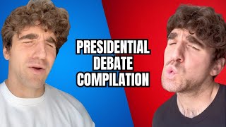 Presidential Debate Compilation Parody  Austin Nasso Comedy [upl. by Aehsat]