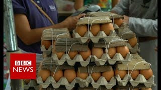 Venezuela crisis the view from Caracas farmers market  BBC News [upl. by Casimir]