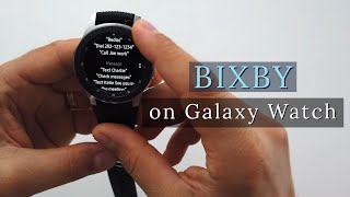 Bixby on Samsung Galaxy watch [upl. by Eeryn672]