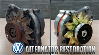 Volkswagen Alternator Rebuild  Restoration [upl. by Atiniv]