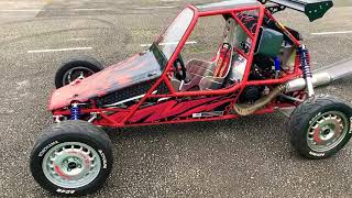 Kartcross Build Buggy Walk Around Home Made Go Kart Fireblade Powered Crosskart Custom Special [upl. by Rurik118]