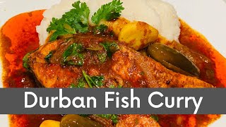 Durban Fish Curry  durbanfishcurry perimaskitchen [upl. by Silevi83]