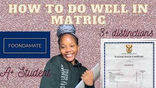 How To Do Well In MatricGet 3 Or More Distinctions [upl. by Shaddock]