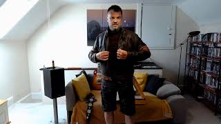 WOLVERINE X MEN ORIGINS  WESTED LEATHER JACKET REVIEW [upl. by Turne816]